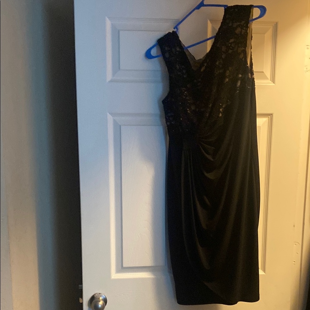 Elegant Black Lace Dress